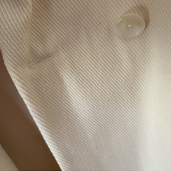 NWT Marvin Wool Coat Cream Size 2x Faux Fur Collar - Picture 9 of 12